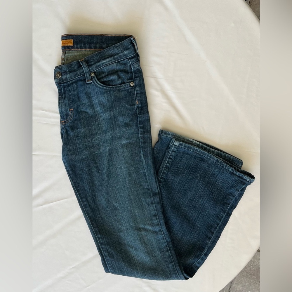 James Cured By Seun Womens Jeans Size 28 Bootcut Medium Wash Denim